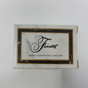 Fairmont Hotel Bar Soap America's Grand Hotels French Milled Vintage Uncommon